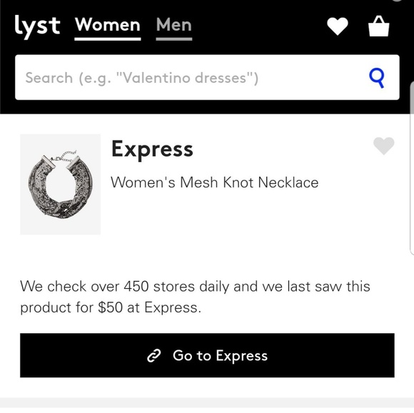 Nwt Express mesh gold choker - Picture 2 of 5
